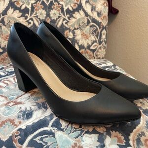 Clark’s low block heel